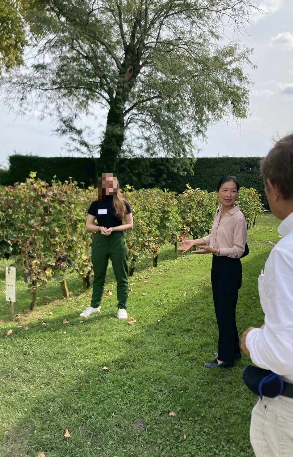 ワイナリーツアーの様子