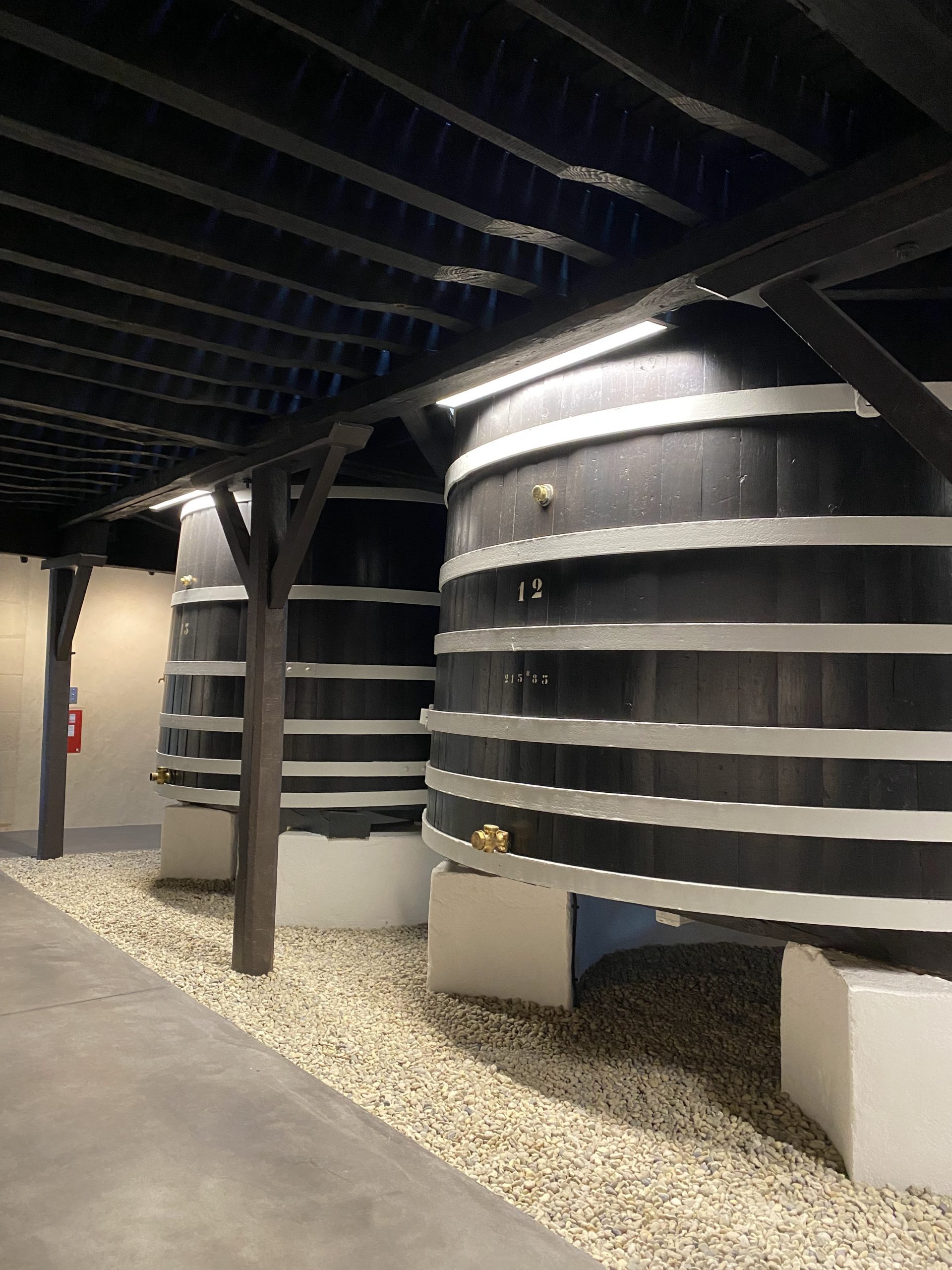 シャトーランシュバージュの古い醗酵槽